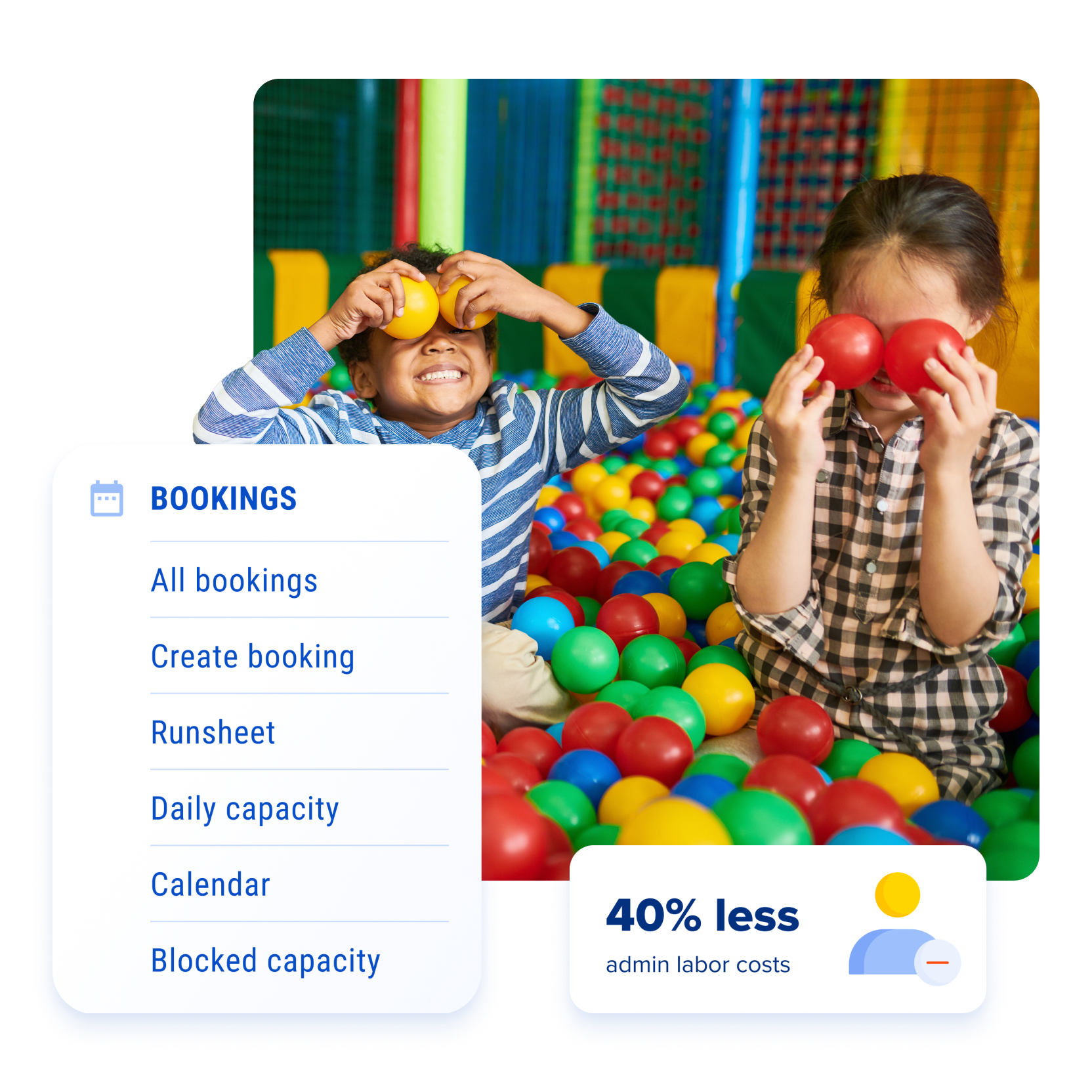 Playcenter photo with booking data