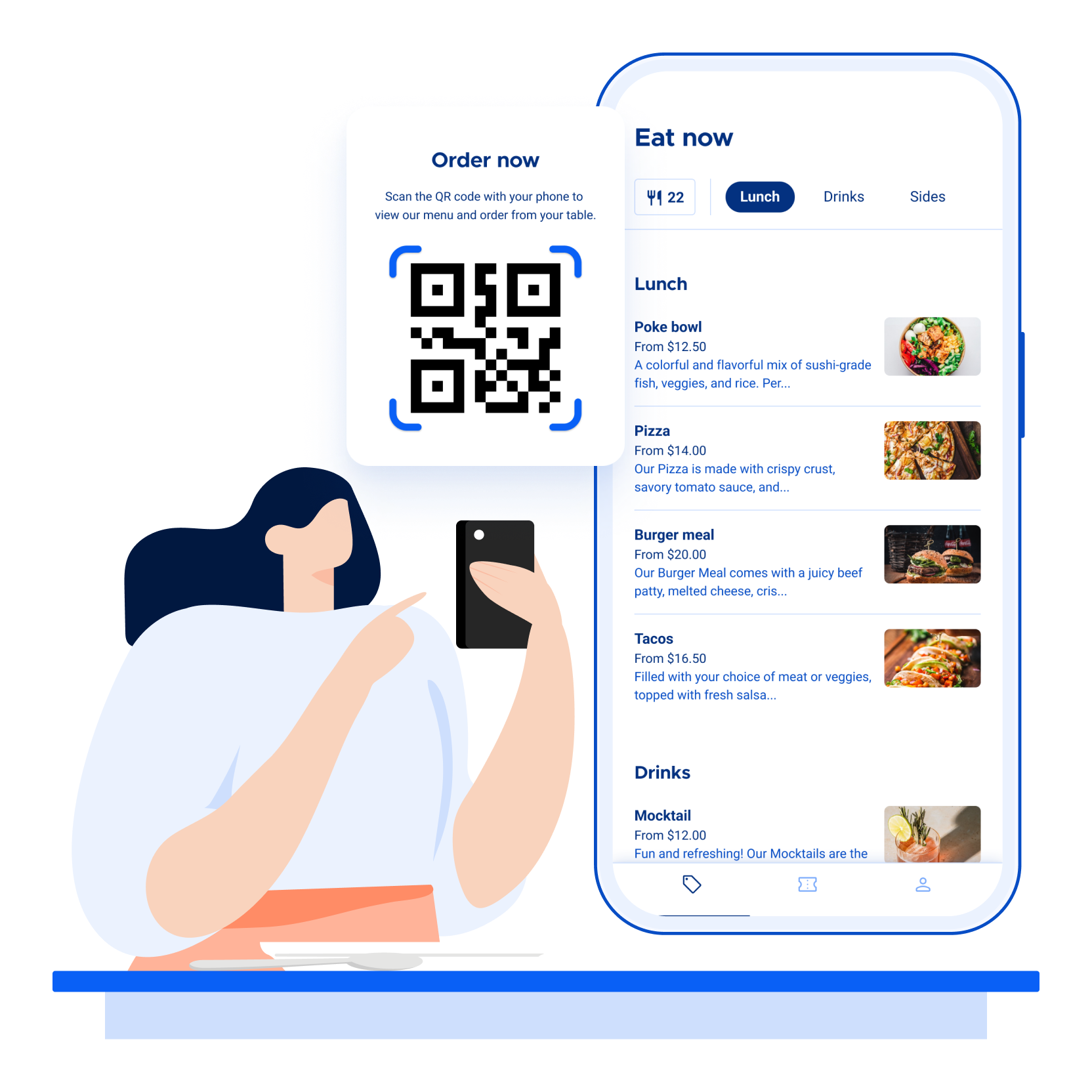 Profit is on the menu with mobile food and beverage ordering Profit is on the menu with mobile food and beverage ordering
